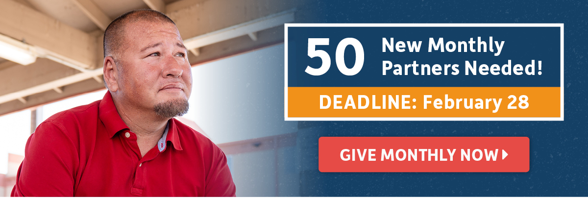 50 New Monthly Partners Needed!